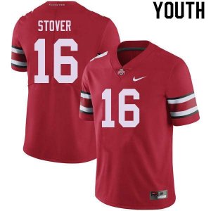 Youth Ohio State Buckeyes #16 Cade Stover Red Nike NCAA College Football Jersey Lifestyle NTW3744HM